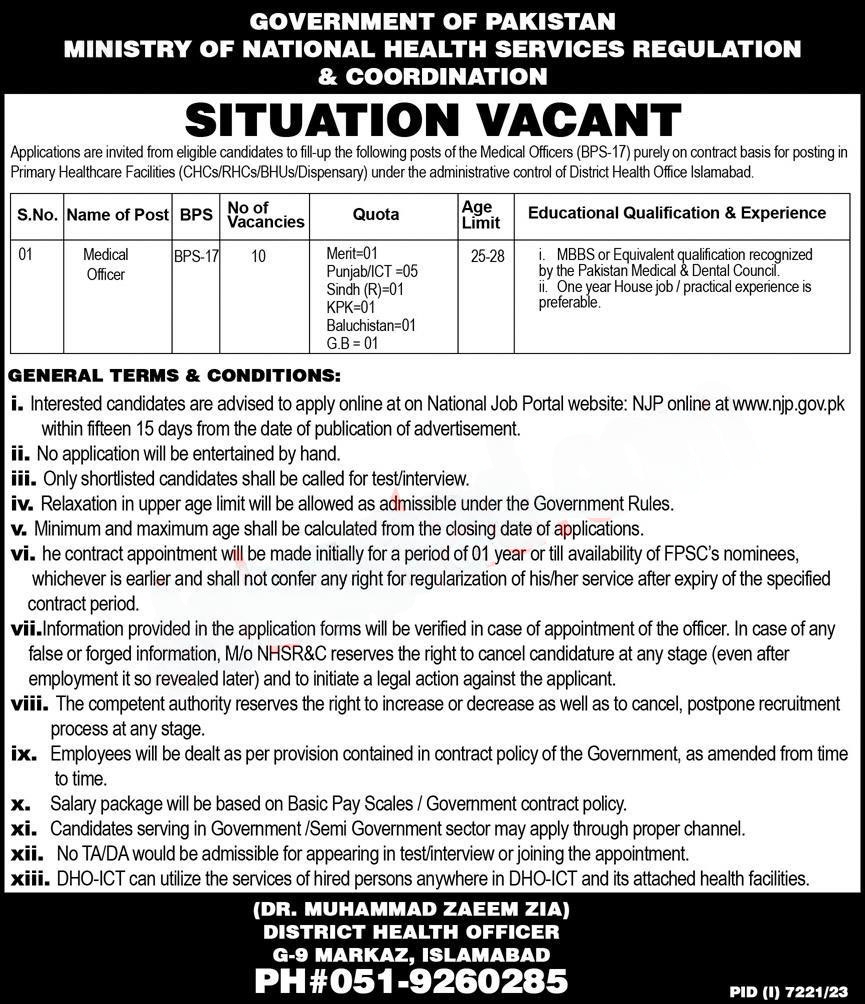 Latest jobs in ministry of health service regulation and coordination