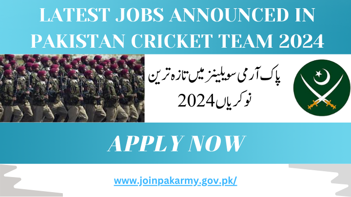 Latest Pak army civilian’s jobs 2024