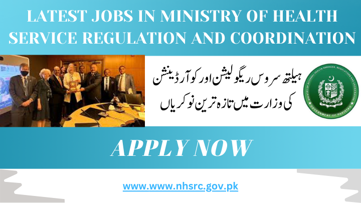 Latest jobs in ministry of health service regulation and coordination