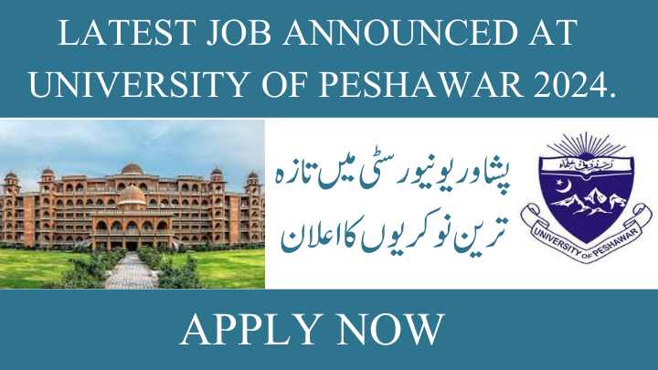 Latest Job at University of Peshawar 2024.